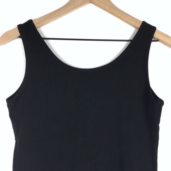 TALBOTS Tank Top Pima Cotton Solid 3D Neckline Stretchy Fitted Petite Size Small - Picture 5 of 8